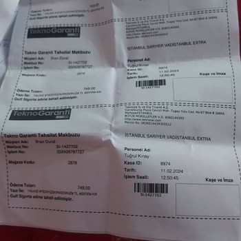 Garantili Tabletim Onarılmadan İade Edildi Ve Haksız Ücret Talep Edildi