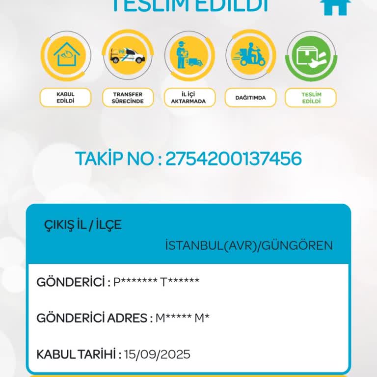 Teslim Edilmemiş Kargo İçin Acil Çözüm Bekliyorum