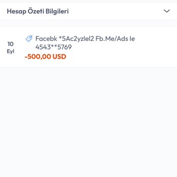 Kredi Kartımdan İzinsiz 500 USD Harcama Ve İtiraz Süreci