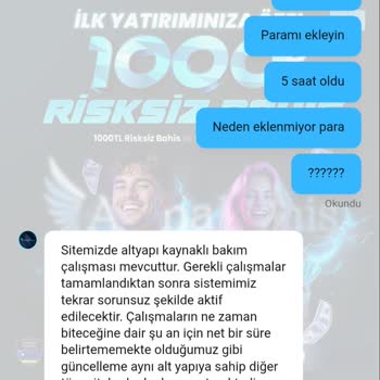 Kampanya Kazancım Hesabıma Eklenmedi, Destek Sürekli Oyalıyor