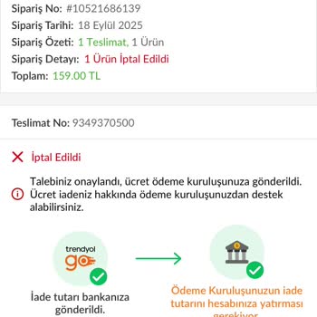 Saka Su Siparişlerim İptal Edildi, Teslimat Yapılmadı Mağdur Oldum