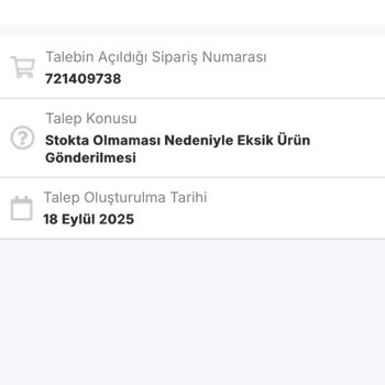 Eksik Teslimat Sonrası İade Ve Geri Dönüş Sorunları Yaşadım