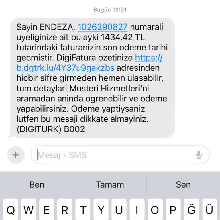 Bilgim Dışında Devam Eden Üyelik Ve Haksız Fatura Mağduriyeti