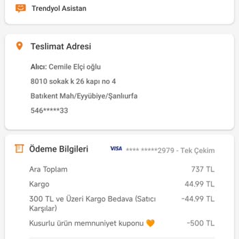 Yanlış Ürün, Geciken İade Ve Kupon Mağduriyeti
