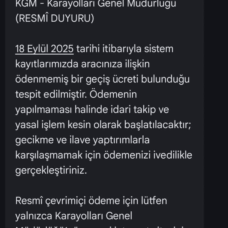 Yanıltıcı Mesaj Ve Oltalama Girişimi Hakkında Şikayet