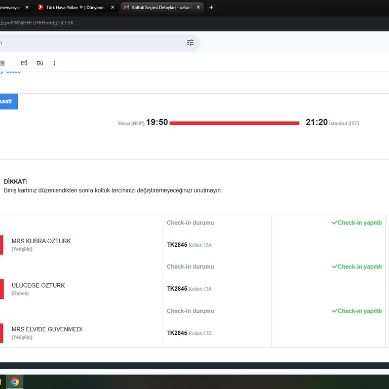 Online Check-in Yapmama Rağmen Uçağa Alınmadım, Mağduriyetim Giderilmedi