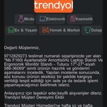 Eksik Gönderilen Ürün İçin İade Talebi Ve Mağduriyet