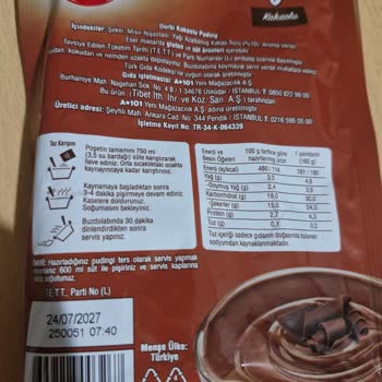 Tarihi Geçmemiş Pudingden Yayılan Ağır Küf Kokusu Sağlığımı Bozdu