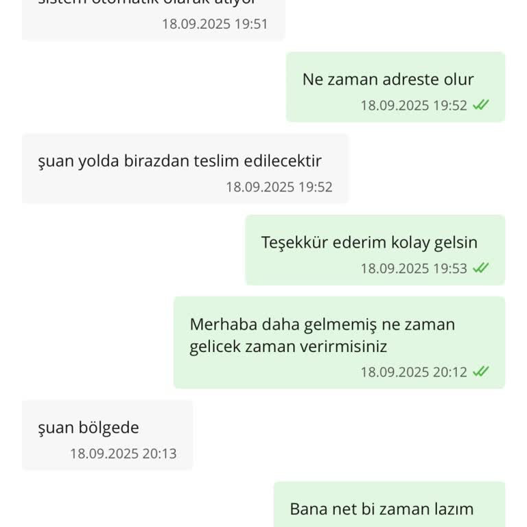 Aynı Gün Teslimat Garantisi Yerine Belirsizlik Ve İletişim Sorunu