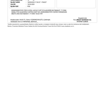 İptal Edilen Abonelikten Sonra Haksız Ücret Çekildi