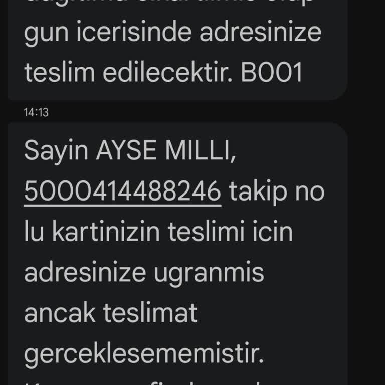 Ziraat Bankası Kartım Teslim Edilmedi, İlgisizlik Yaşıyorum