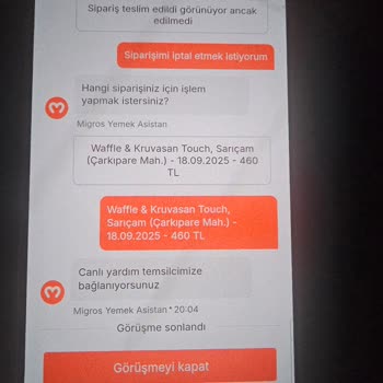 Yanlış Sipariş, İptal Sorunu Ve Para İadesi Mağduriyeti