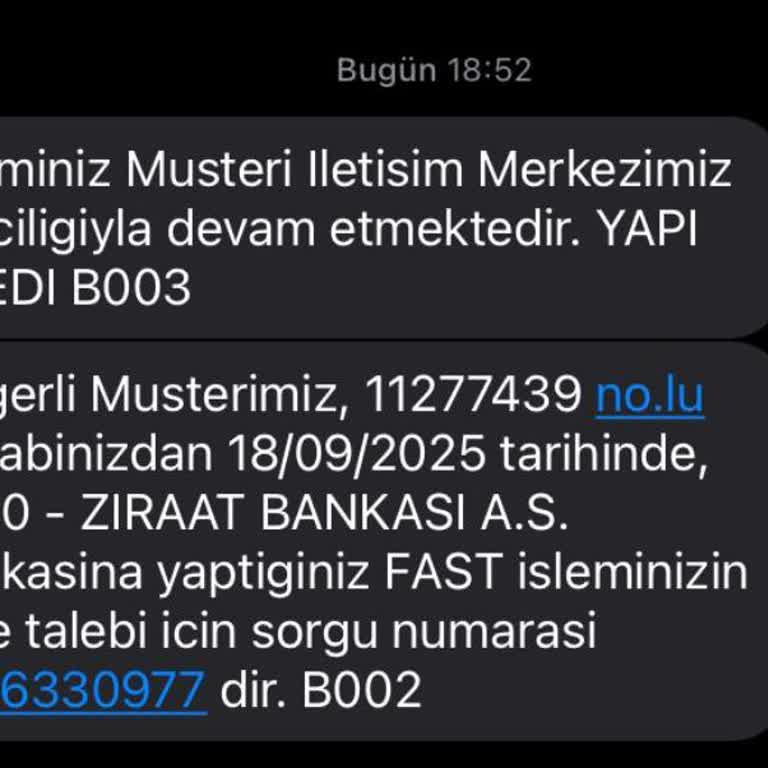 EFT İşlemim Sonrası Yaşadığım Mağduriyetin Giderilmesini Talep Ediyorum