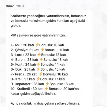 Kralbet Kazanılan Paranın Büyük Kısmı Haber Verilmeden Silindi, Mağdur Edildim