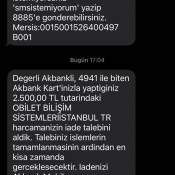 Bilet Alımında Yaşanan Hata Ve Ücret İadesi Gecikmesi Nedeniyle Mağduriyet