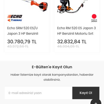 Echo Es520 Tırpan Motorunda Mapaş Hırdavatın Yüksek Fiyat Farkı Şaşkınlık Yarattı