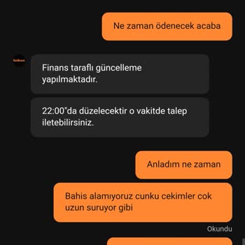Kazandığım Bakiyenin Ödenmemesi Ve Destek Ekibinin Oyalaması