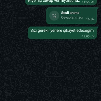 Sipariş Teslim Edilmedi, Firma İletişime Geçmiyor Ve İade Yapılmıyor