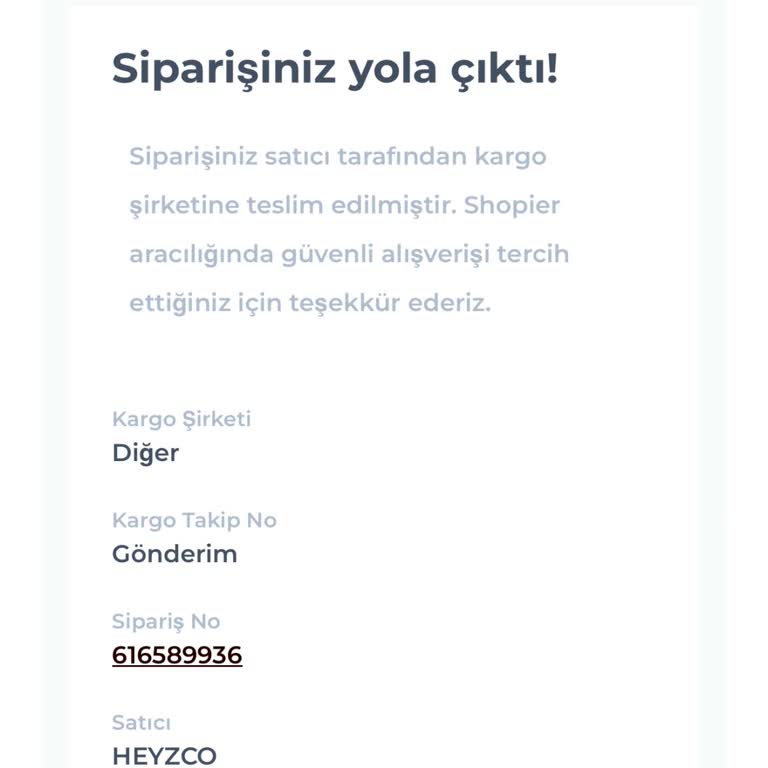 Shopierden Alınan Hermes Sneaker Siparişim 10 Gündür Teslim Edilmedi