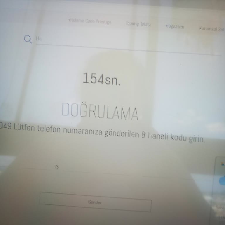 Madame Coco Üyelik Oluşturma Sorunu Ve Doğrulama Kodu Gelmiyor