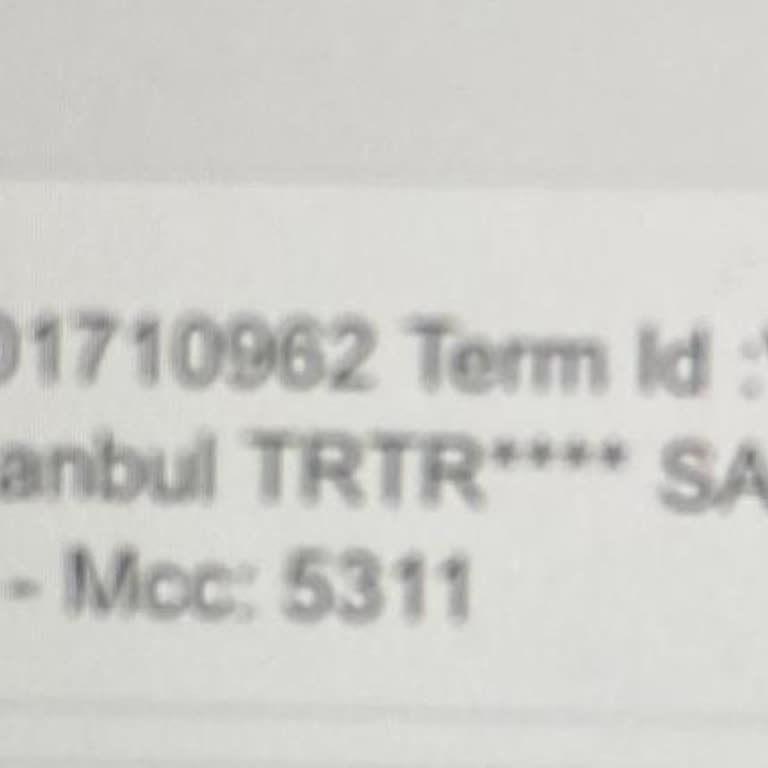 Hesabımdan Bilgim Dışında Çekilen 760 TL'nin İadesini Talep Ediyorum