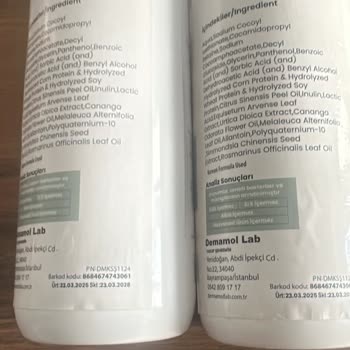 Aldığım Şampuanların Renkleri Farklı Ve Çözüm Sunulmadı