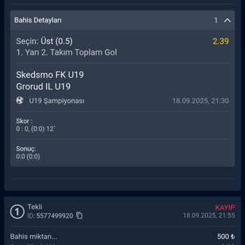 Prizmabet Canlı Bahis Süresi Hatasıyla Kaybedilen Kuponlarım İade Edilmiyor