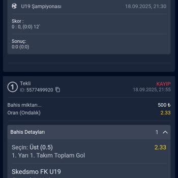 Prizmabet Canlı Bahis Süresi Hatasıyla Kaybedilen Kuponlarım İade Edilmiyor