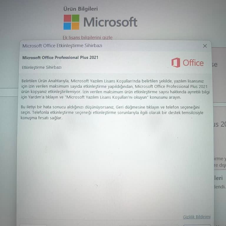 Kullanılmış Ürün Anahtarı Gönderildi, Mağduriyetim Giderilmiyor