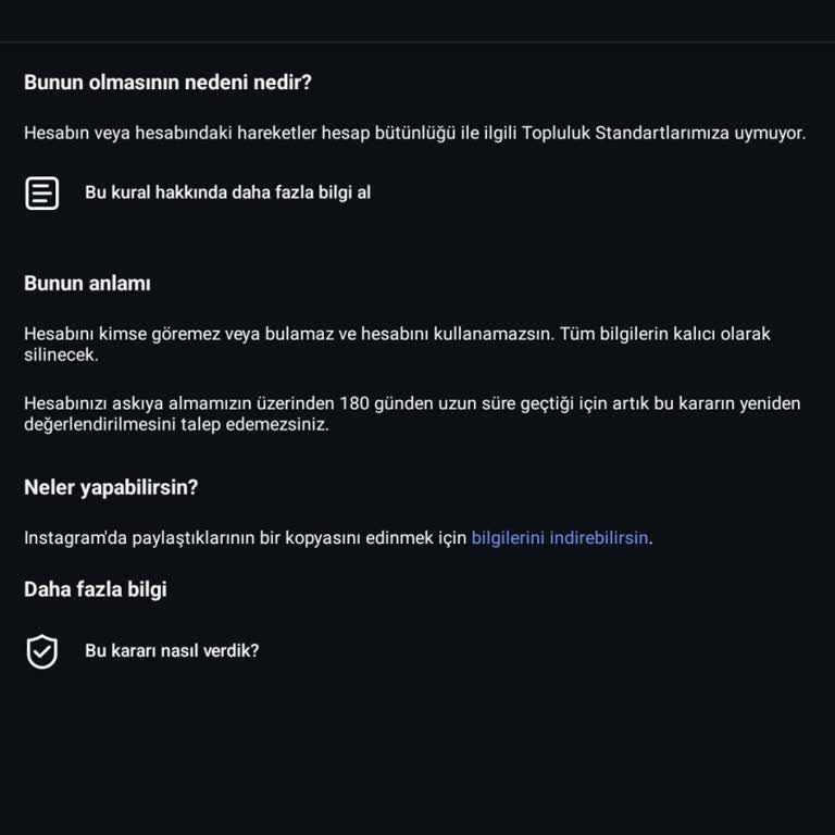 Instagram Hesabım Haksız Yere Askıya Alındı Ve Geri Dönüş Alamıyorum