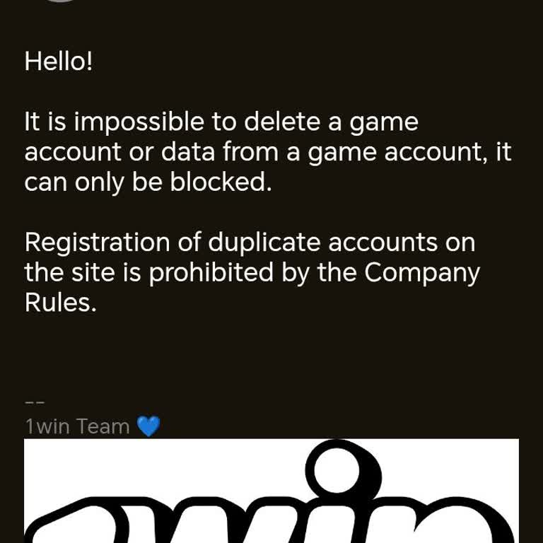 Solicito eliminar cuenta de 1Win pero soporte se niega, solicito solución