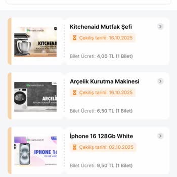 Migros Uygulamasında Çekiliş Biletlerim Görünmüyor