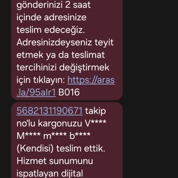 Teslim Edilmemiş Kargoya Sahte Teslimat İşlemi Şüphesi