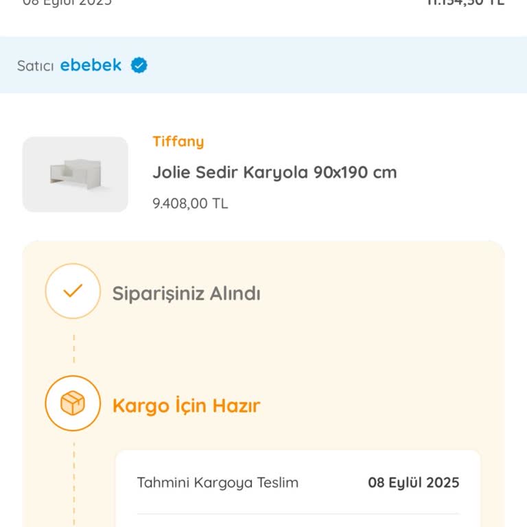 Ebebek Online Siparişimde Teslimat Gecikmesi Ve Çözüm Eksikliği