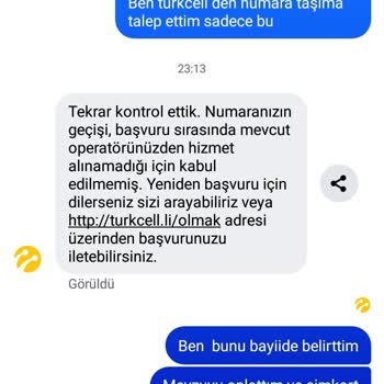 Numara Taşıma İşleminin Gecikmesi Ve Yetersiz Bilgilendirme