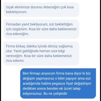 Obilet Üzerinden Pegasus Bilet Değişikliğinde Fazla Ücret Ve İade Sorunu