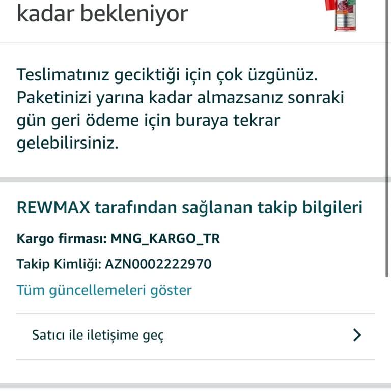 Amazon'dan Alınan Ürün Teslim Edilmedi, İade Yapılmıyor!