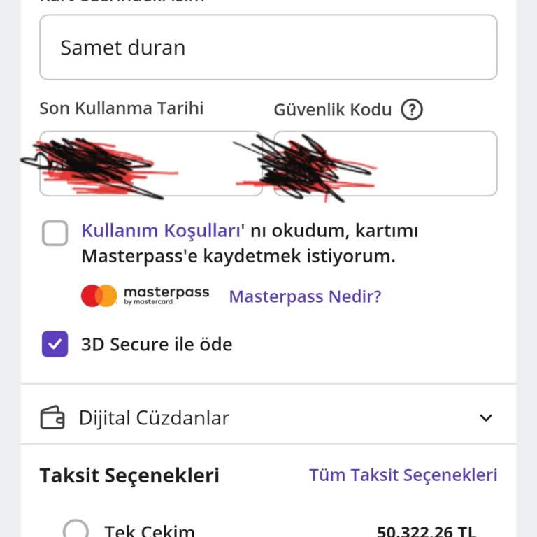 N11 Uygulamasında Taksit Seçmeme Rağmen Ödeme Tek Çekim Yapıldı Mağduriyetim Giderilmiyor