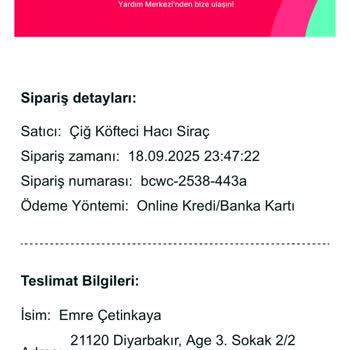 Sipariş İptali Talebim Reddedildi, Ücret İadesi İstiyorum