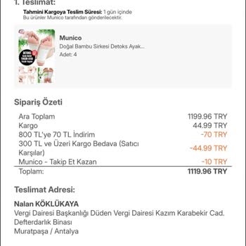 Siparişimde Eksik Ürün Gönderimi Ve Çözüm Beklentisi