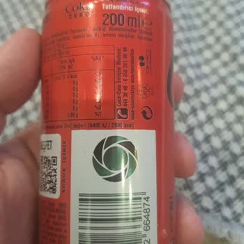 Coca-Cola Zero 200ml Kutuda Eksik Dolum Sorunu