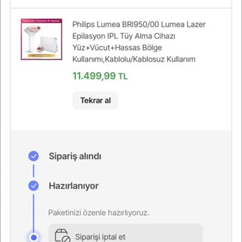 Hepsiburada Orijinal Olmayan Ürün Gönderdi İade Ve Destek Sağlanmadı