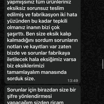 Teslim Edilmeyen Ve Hatalı Mobilyalarla Büyük Hayal Kırıklığı