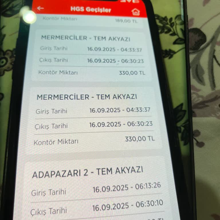 Hatalı HGS Geçiş Kaydıyla İki Kez Ücret Tahsil Edildi, İade Talep Ediyorum