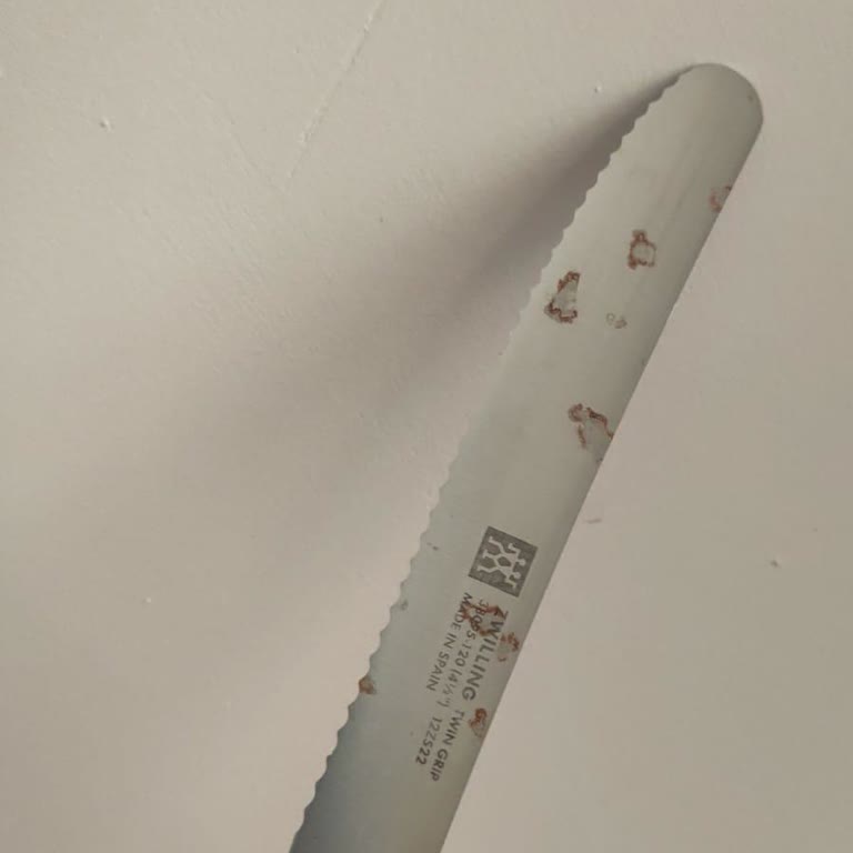 Yeni Alınan Zwilling Twin Bıçakta Kısa Sürede Paslanma Sorunu