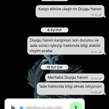 Yanlış Ürün Gönderildi, Ücret İadesi Yapılmıyor!