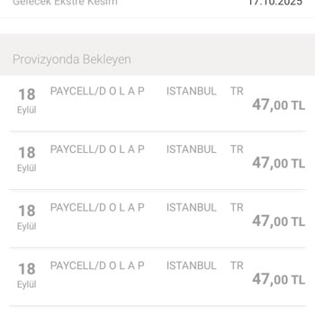 Kredi Kartımdan Bilgim Dışında 46 Kez Para Çekildi İade Yapılmıyor