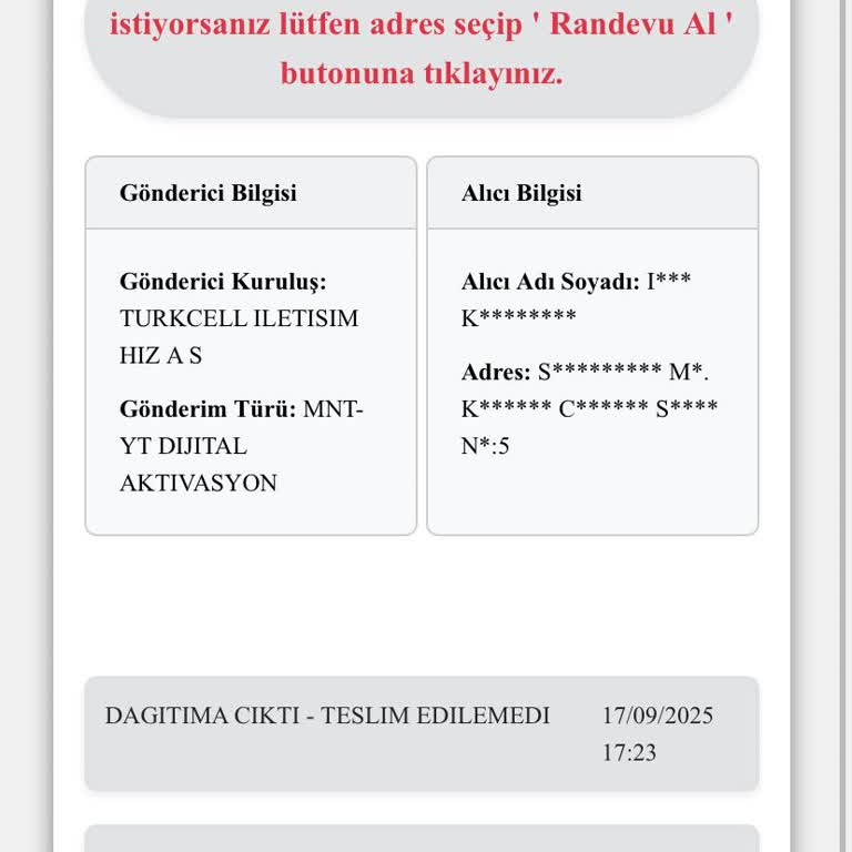 Teslim Edilmeyen Hat Nedeniyle Mağduriyet Ve İletişim Sorunu