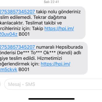 Teslim Edilmeden 'Teslim Edildi' Denilen Sipariş Ve Yetersiz Müşteri Hizmeti Mağduriyeti