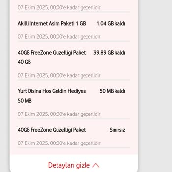 Vodafone FreeZone Paketimde Sınırsız Pass Haklarım Aktif Olmuyor, Ek Ücret Alınıyor